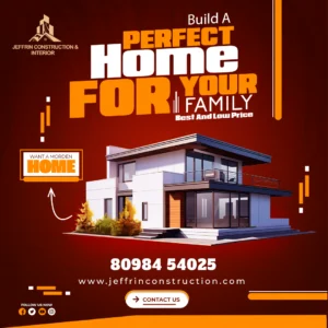 Professional construction company in Marthandam building quality homes and commercial projects