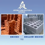 Traditional bricks used for building construction in Marthandam showcasing durability and strength.