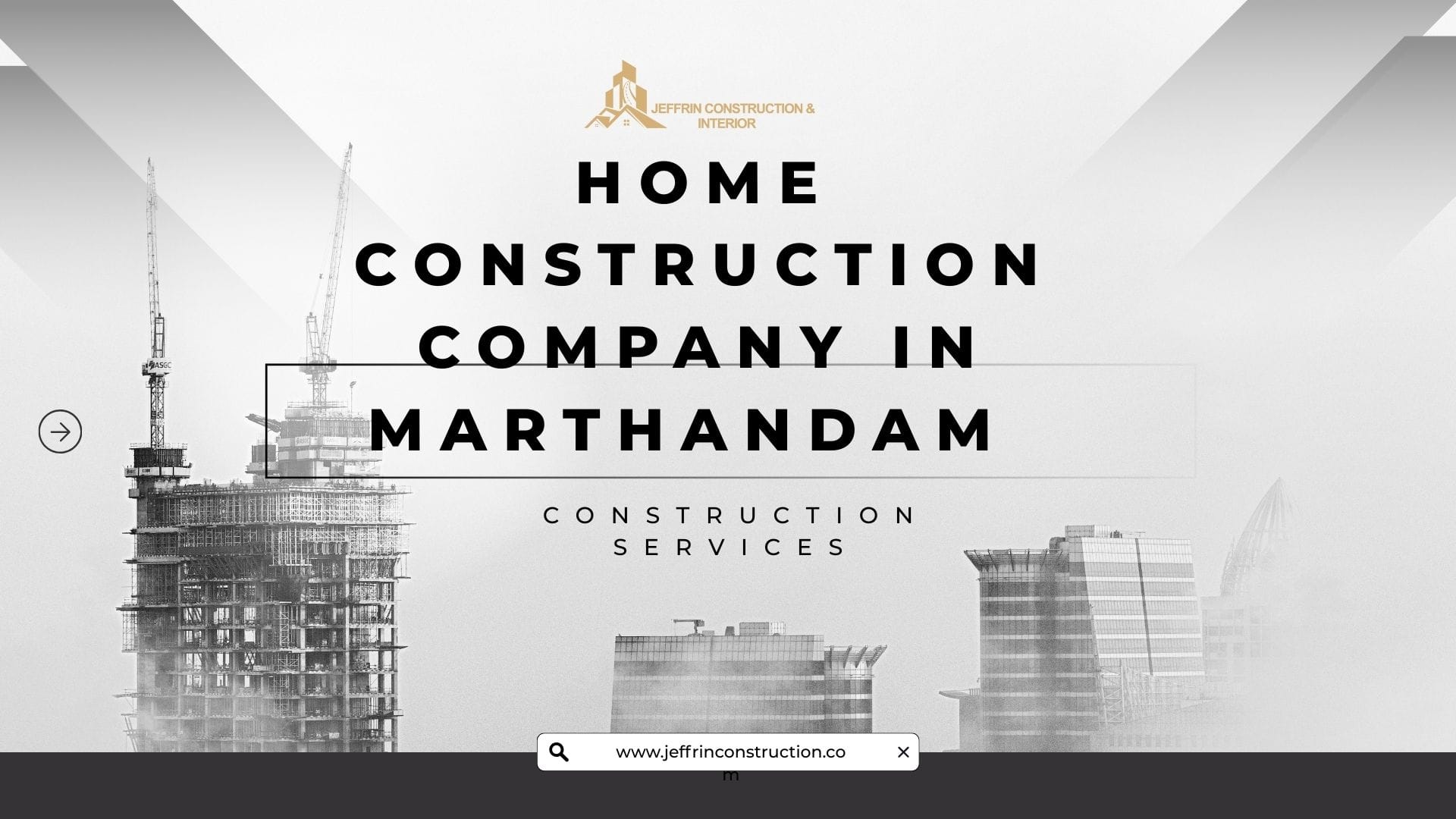 house under construction by a trusted home construction company in Marthandam