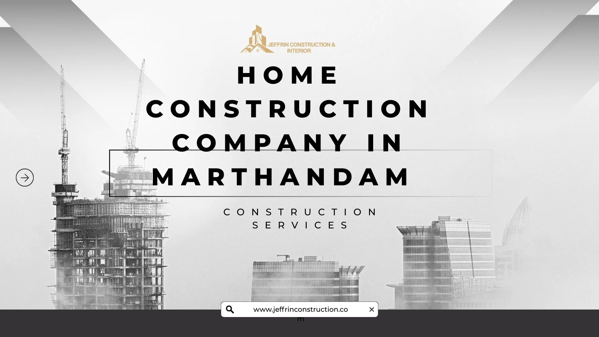 house under construction by a trusted home construction company in Marthandam
